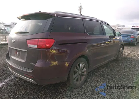 2017 Kia Sedona Sx Luxury z USA, uszkodzony, nr VIN KNDME5C17H6271960